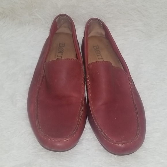 Men's Born Reddish Brown Loafers Size 8 - Picture 1 of 12